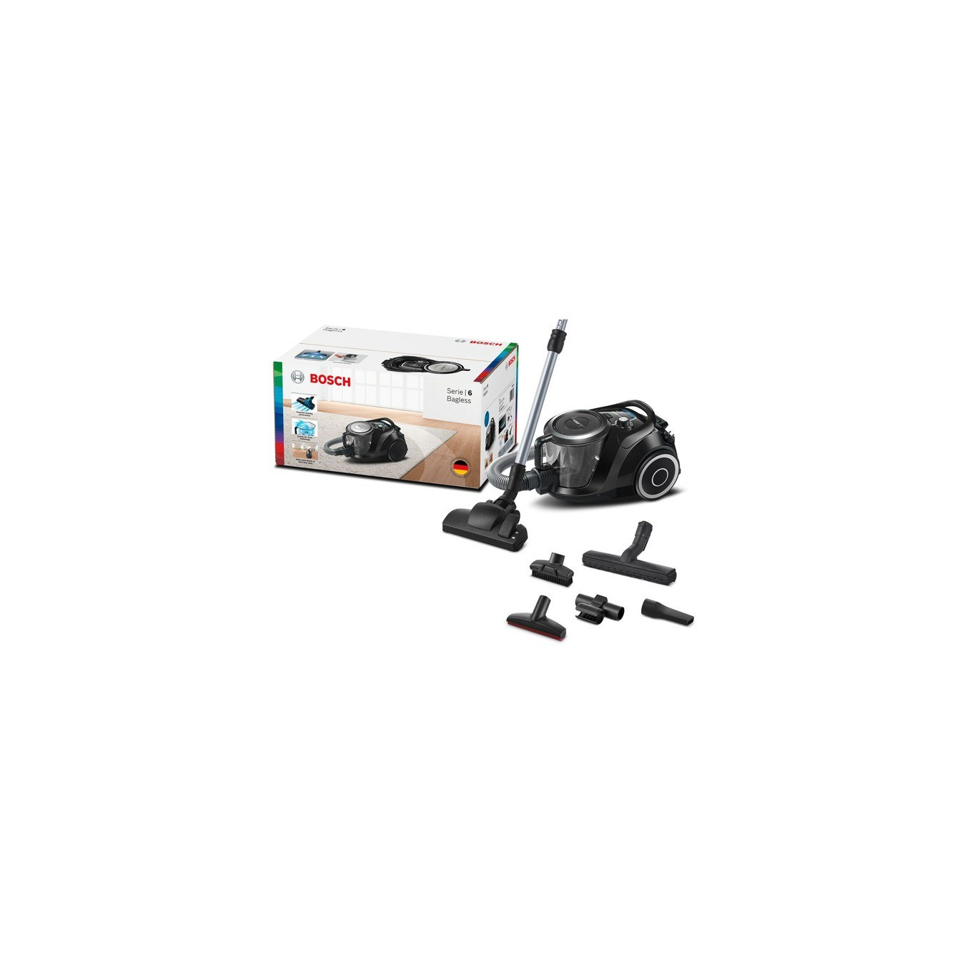 Series 6 BGC41XSIL, canister vacuum cleaner — Buy in Cyprus with Fast Delivery