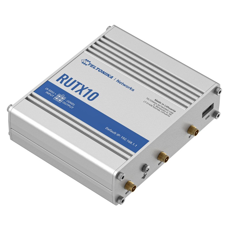 Buy Teltonika RUTX10 - Dual-band Wi-Fi 5 Router, 4x Gigabit LAN, USB 2.0, 256MB ... in Cyprus, Nicosia, Limassol, Larnaka, Pafos