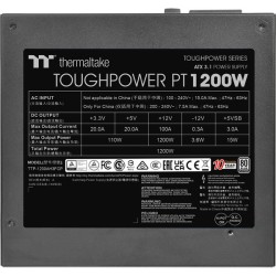 Thermaltake Toughpower PT 1200W - 80 PLUS Platinum ATX 3.1 PCIe 5.1 Fully Modular PSU - PS-TPP-1200FNFAPE-1 (Boxed)