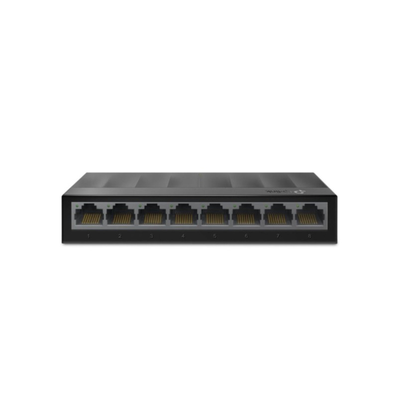 Buy TP-Link LiteWave LS1008G - 8-Port Gigabit Unmanaged Switch, Black, Wall-Moun... in Cyprus, Nicosia, Limassol, Larnaka, Pafos
