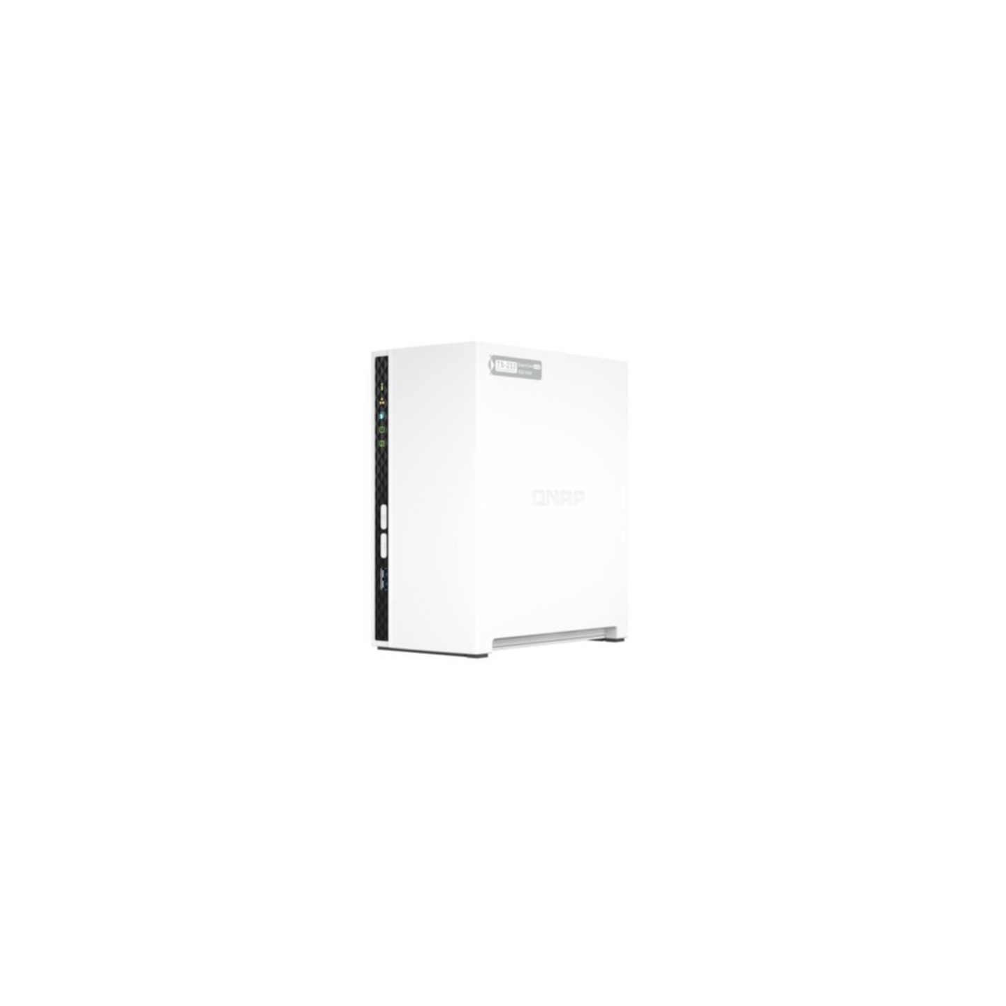 QNAP TS-233 - 2-Bay NAS - White, 2GB RAM, Cortex-A55 2.0GHz, 1x1GbE, USB 3.0, QTS 5.0 — Buy in Cyprus with Fast Delivery