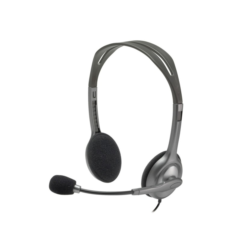Buy Logitech H110 Headset - 981-000271 - Wired Stereo Headset, Black, 3.5mm, On-... in Cyprus, Nicosia, Limassol, Larnaka, Pafos