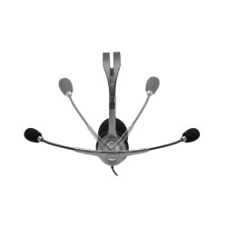 Logitech H110 Headset 981-000271 Wired Stereo 3.5mm On-ear Boom Mic (Blister) — Buy in Cyprus with Fast Delivery