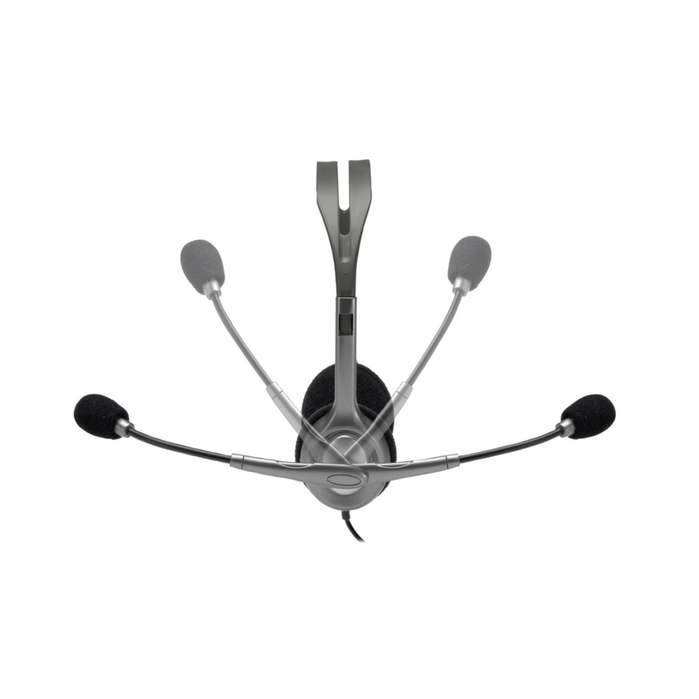 Logitech H110 Headset 981-000271 Wired Stereo 3.5mm On-ear Boom Mic (Blister) — Buy in Cyprus with Fast Delivery