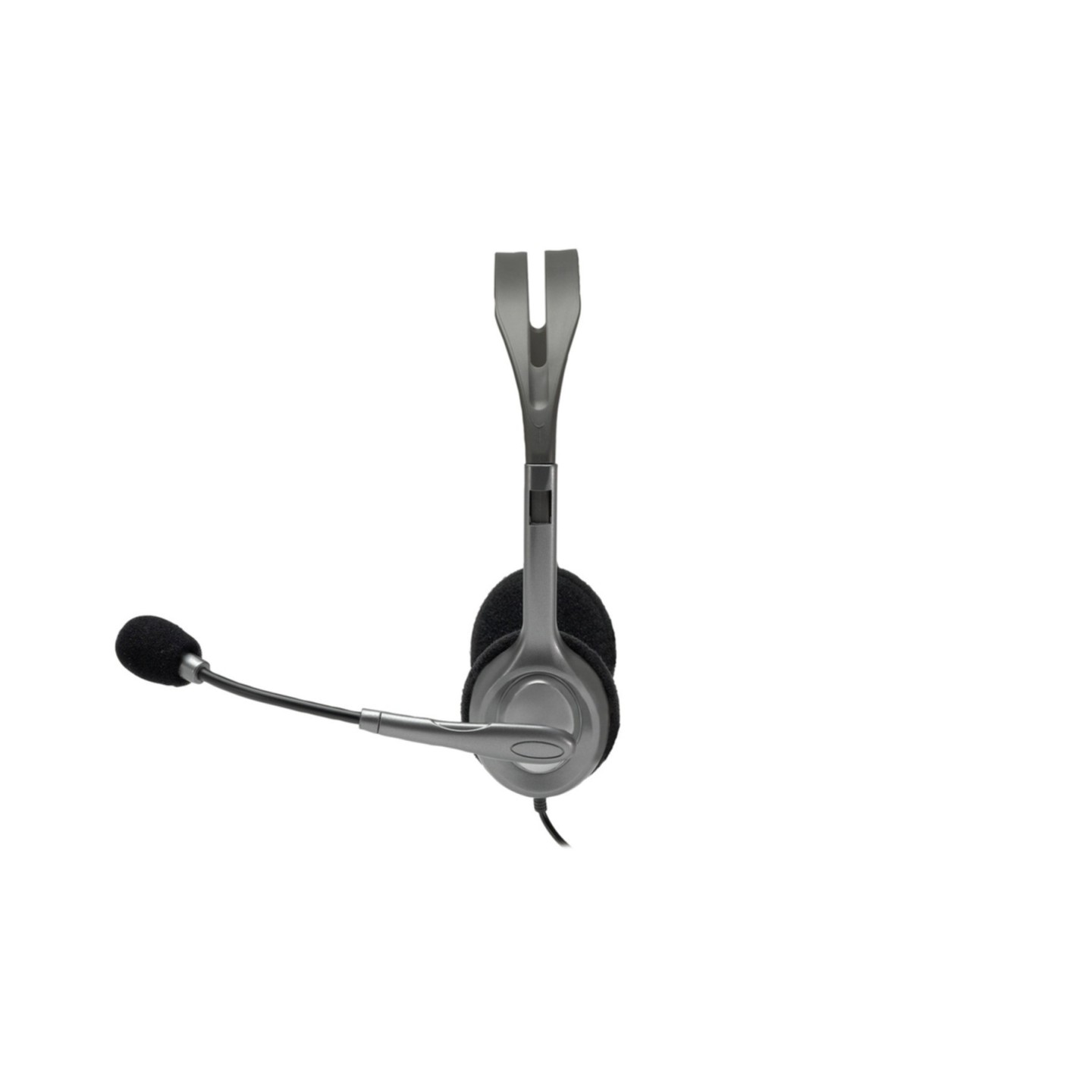 Logitech H110 Headset 981-000271 Wired Stereo 3.5mm On-ear Boom Mic (Blister) — Buy in Cyprus with Fast Delivery