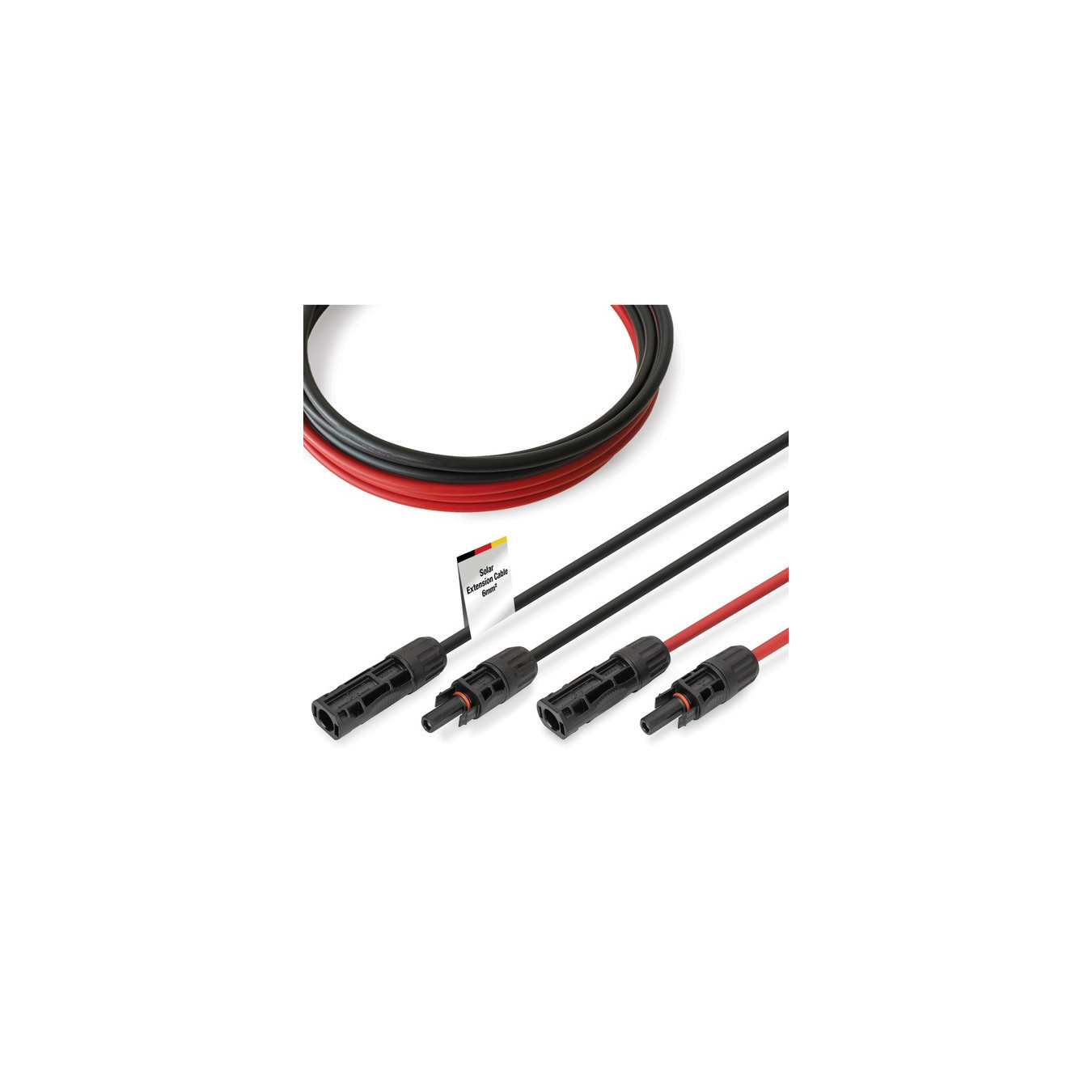 Solar cable extension Ø 6mm2 PV 1,500Volt — Buy in Cyprus with Fast Delivery