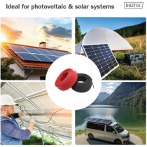 Solar cable extension Ø 6mm2 PV 1,500Volt — Buy in Cyprus with Fast Delivery