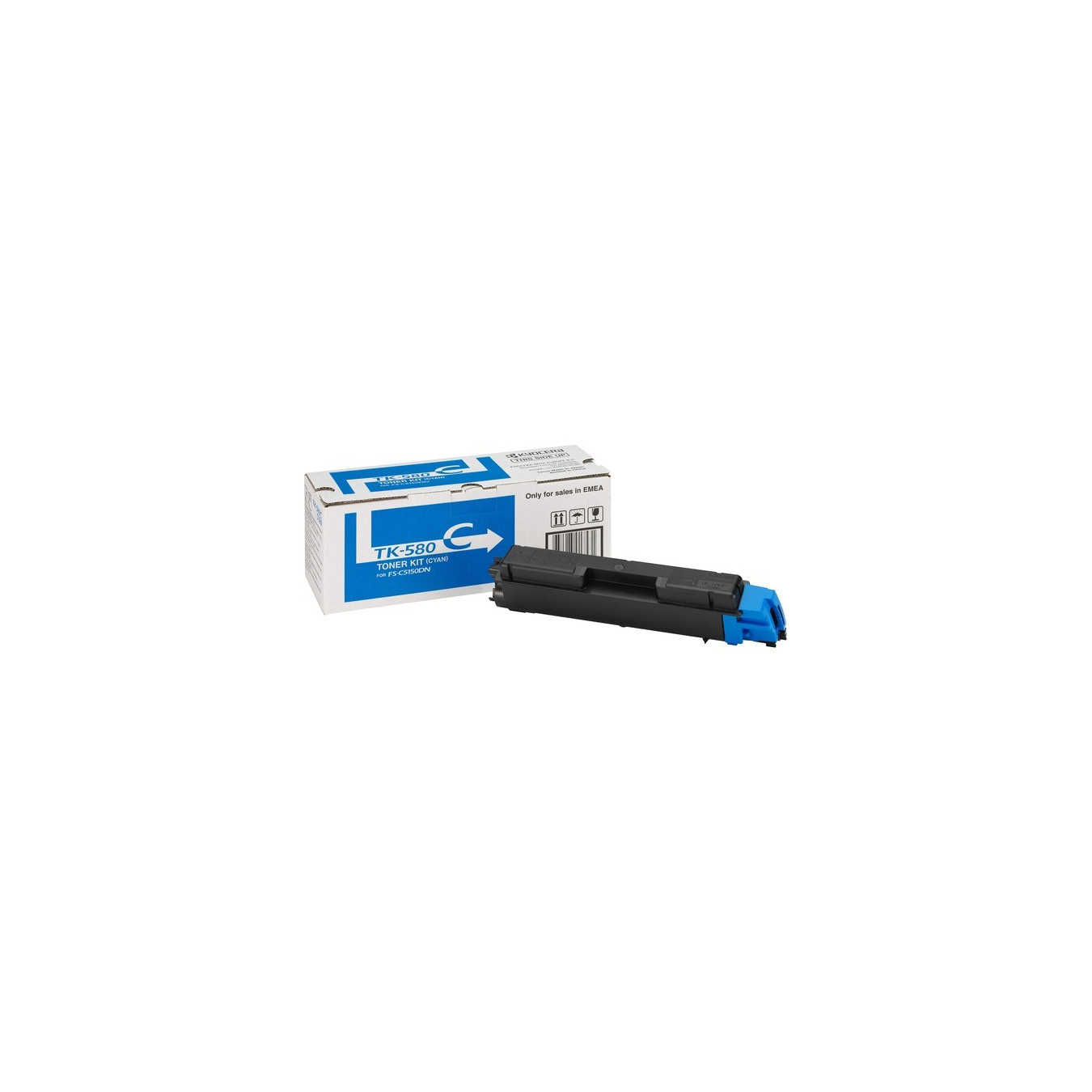 Toner cyan TK-580C — Buy in Cyprus with Fast Delivery