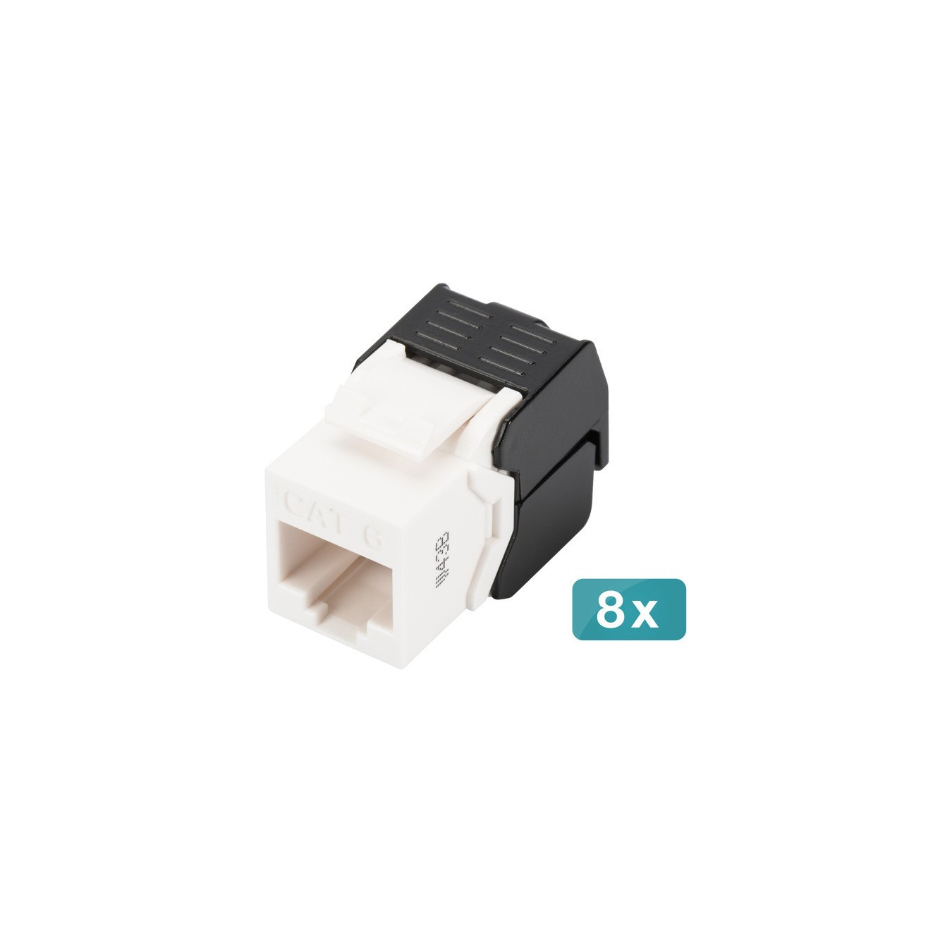 CAT 6 Keystone module, unshielded - 8 pieces, keystone module — Buy in Cyprus with Fast Delivery