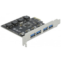 PCIe x1 zu 4x ext. USB Typ-A USB 3.2 Gen 1, USB-Controller — Buy in Cyprus with Fast Delivery