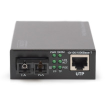 Gigabit PoE Medienkonverter, RJ45 SC, SM, PSE — Buy in Cyprus with Fast Delivery