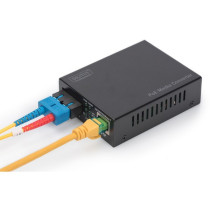 Gigabit PoE Medienkonverter, RJ45 SC, SM, PSE — Buy in Cyprus with Fast Delivery