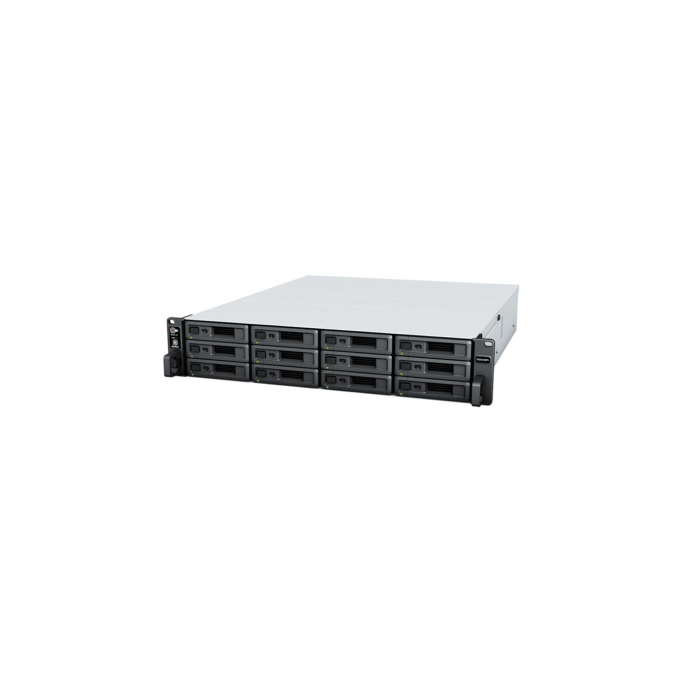 Synology RackStation RS2423RP+ - 12-Bay 2U Rack NAS - 8GB DDR4, AMD V1780B 3.35–3.6GHz, Black/Grey