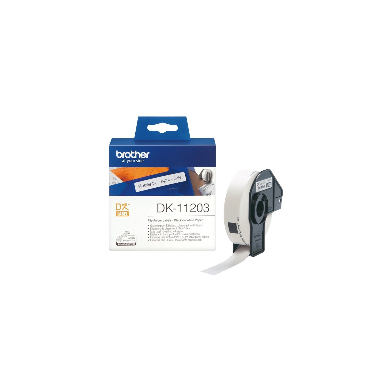Individual labels black on white DK-11203, label — Buy in Cyprus with Fast Delivery