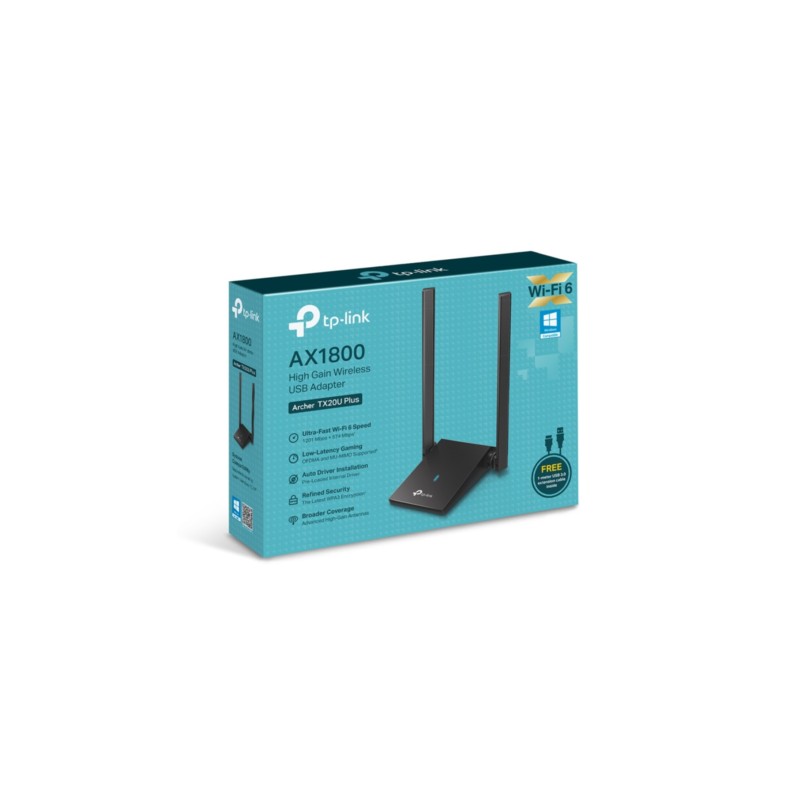 Buy TP-Link Archer TX20U Plus V1 - WiFi 6 USB 3.0 Adapter - Dual-Band, High-Gain... in Cyprus, Nicosia, Limassol, Larnaka, Pafos