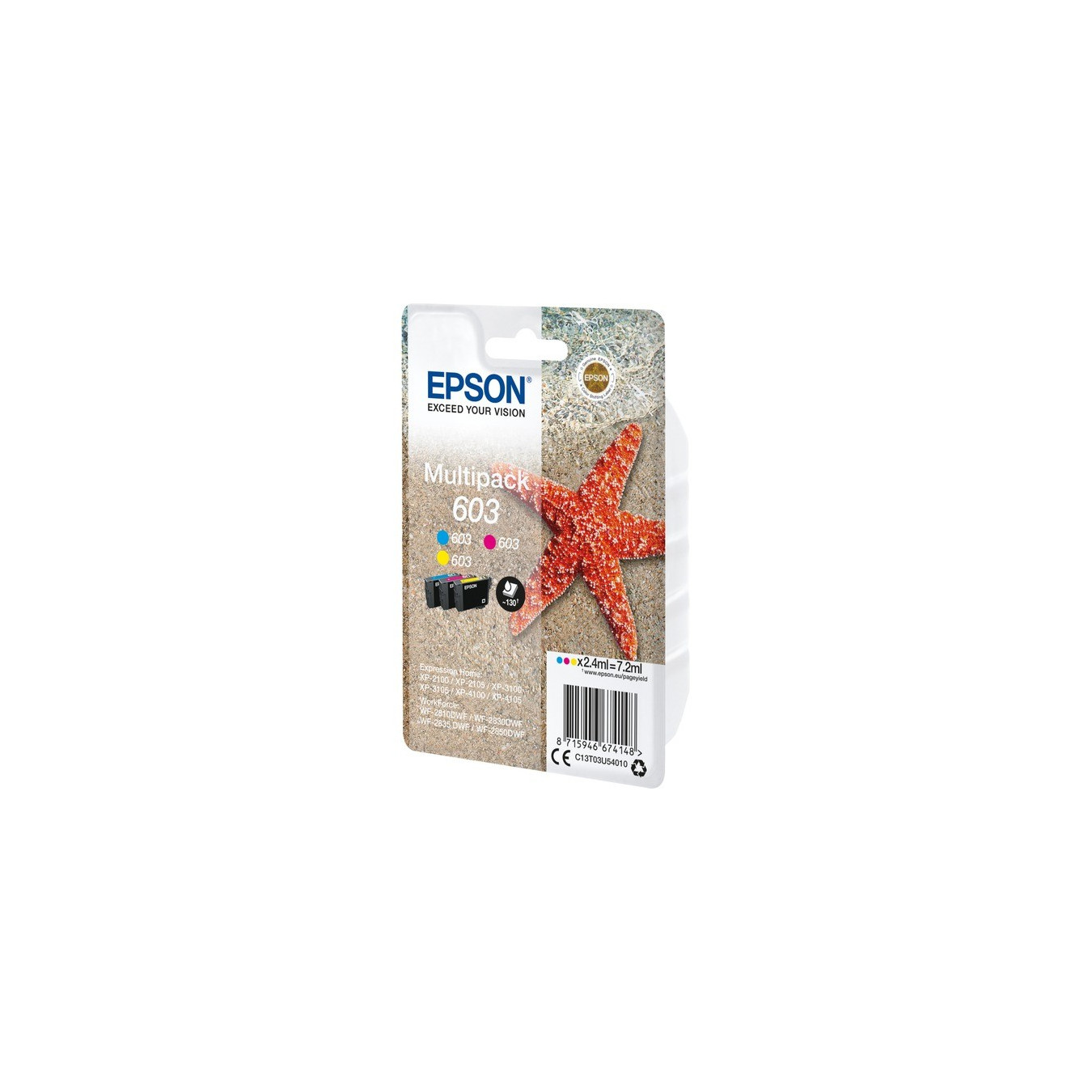 Multipack 603 3-colours (C13T03U54010), Tinte — Buy in Cyprus with Fast Delivery