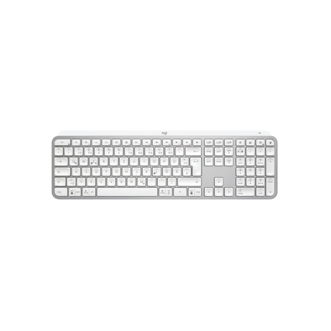 Logitech MX Keys S - 920-011566 - Wireless Pale Gray, German QWERTZ, Backlit, Rechargeable — Buy in Cyprus with Fast Delivery