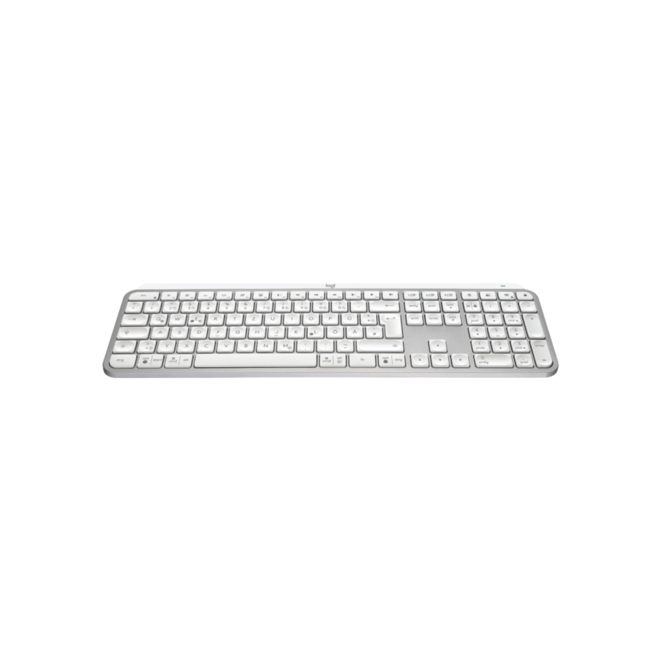 Logitech MX Keys S - 920-011566 - Wireless Pale Gray, German QWERTZ, Backlit, Rechargeable — Buy in Cyprus with Fast Delivery
