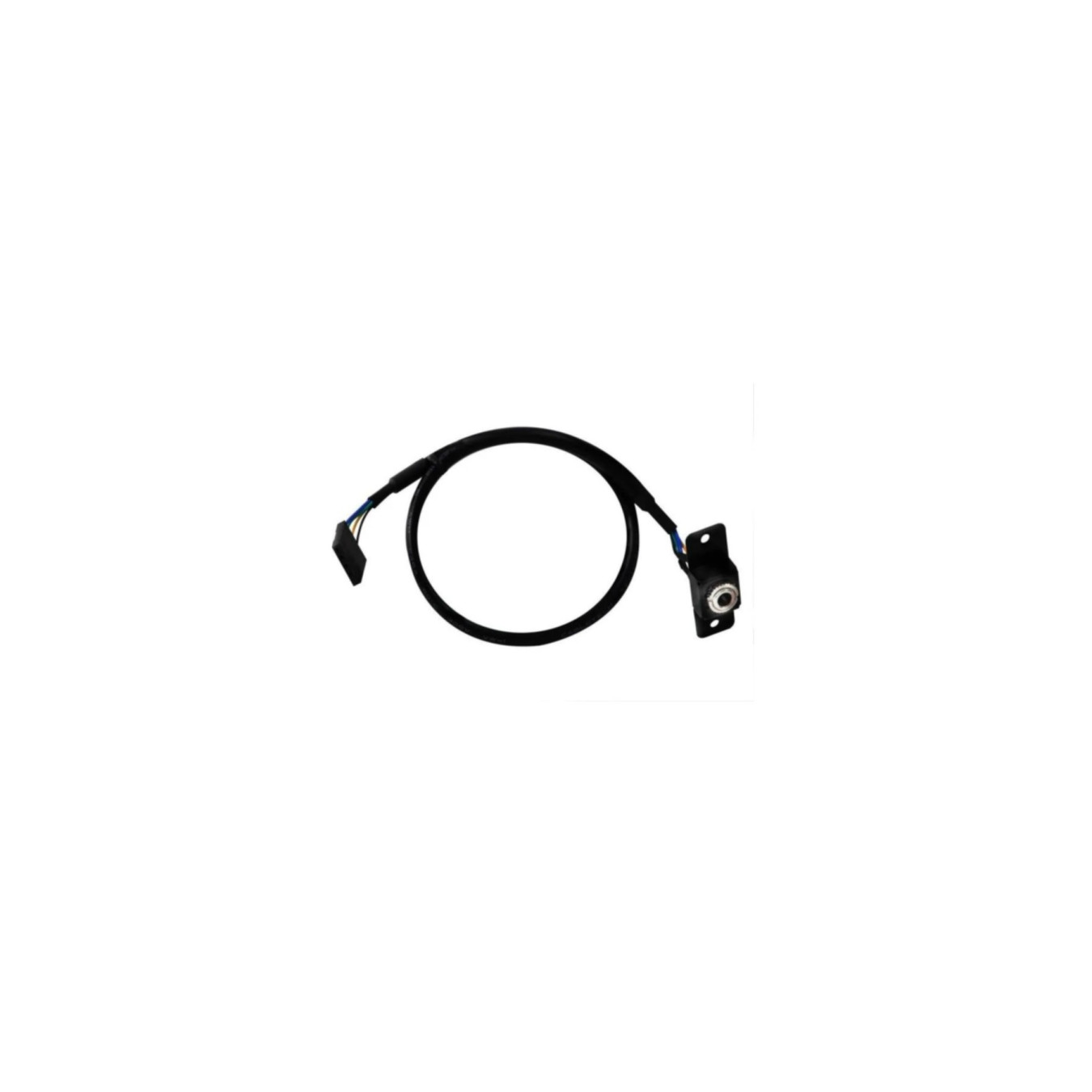 ASRock DeskMini Rear Audio Cable - 3.5mm Female to Male, Black - Compatible with DeskMini X300