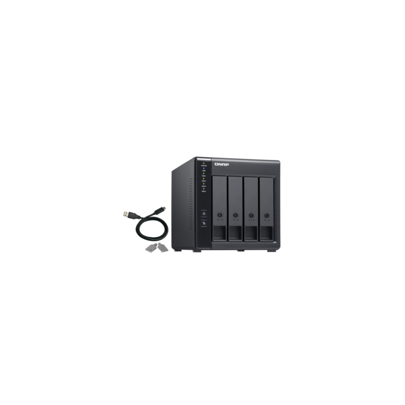 QNAP TR-004 - 4-Bay USB 3.2 Gen1 Type-C RAID Expansion Enclosure (4 x 3.5-inch SATA) — Buy in Cyprus with Fast Delivery