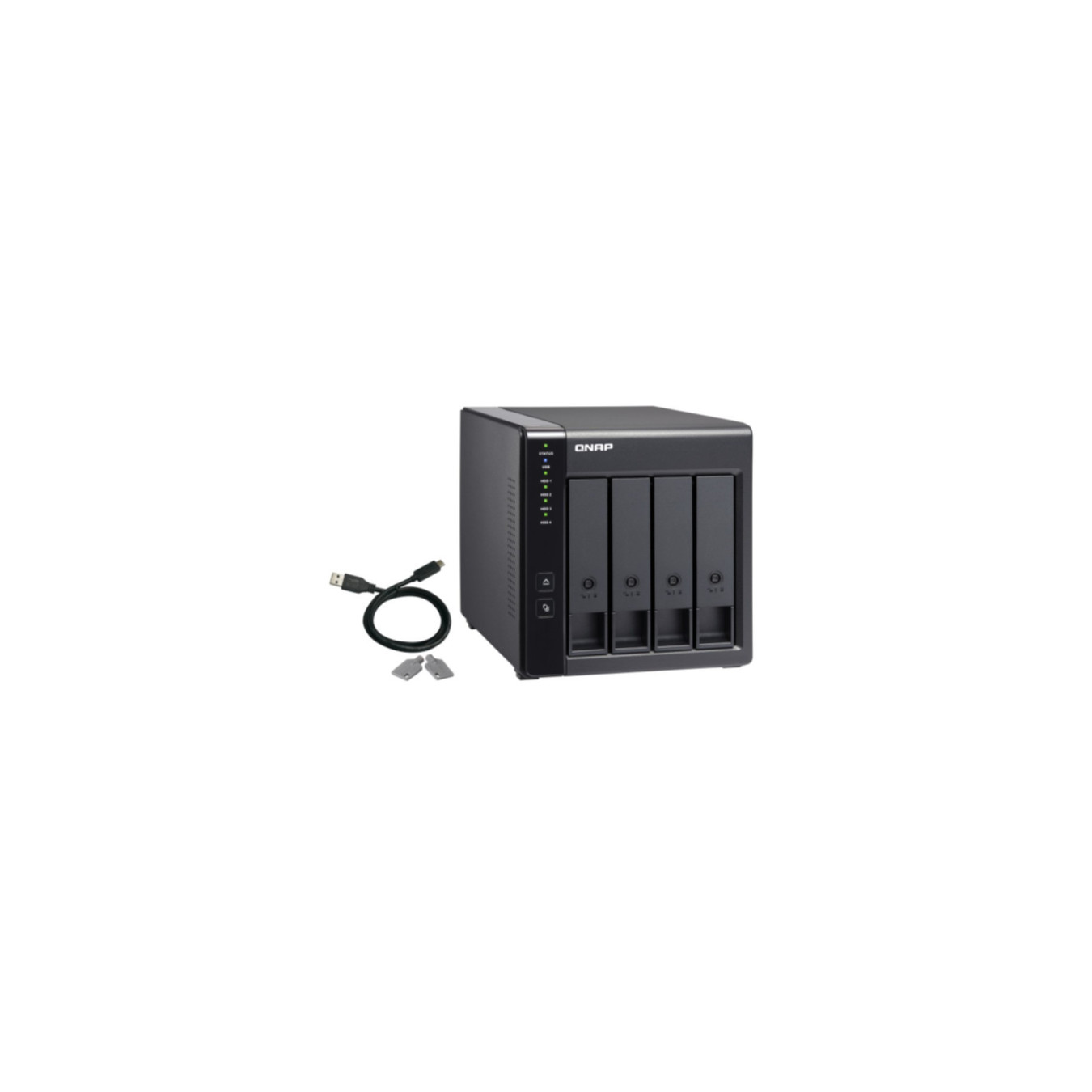 QNAP TR-004 - 4-Bay USB 3.2 Gen1 Type-C RAID Expansion Enclosure (4 x 3.5-inch SATA) — Buy in Cyprus with Fast Delivery