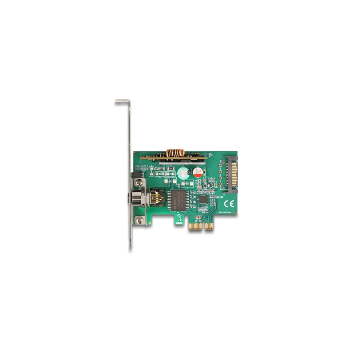 PCI Express x1 network card 2.5 Gigabit LAN 1x M12, LAN adapter — Buy in Cyprus with Fast Delivery
