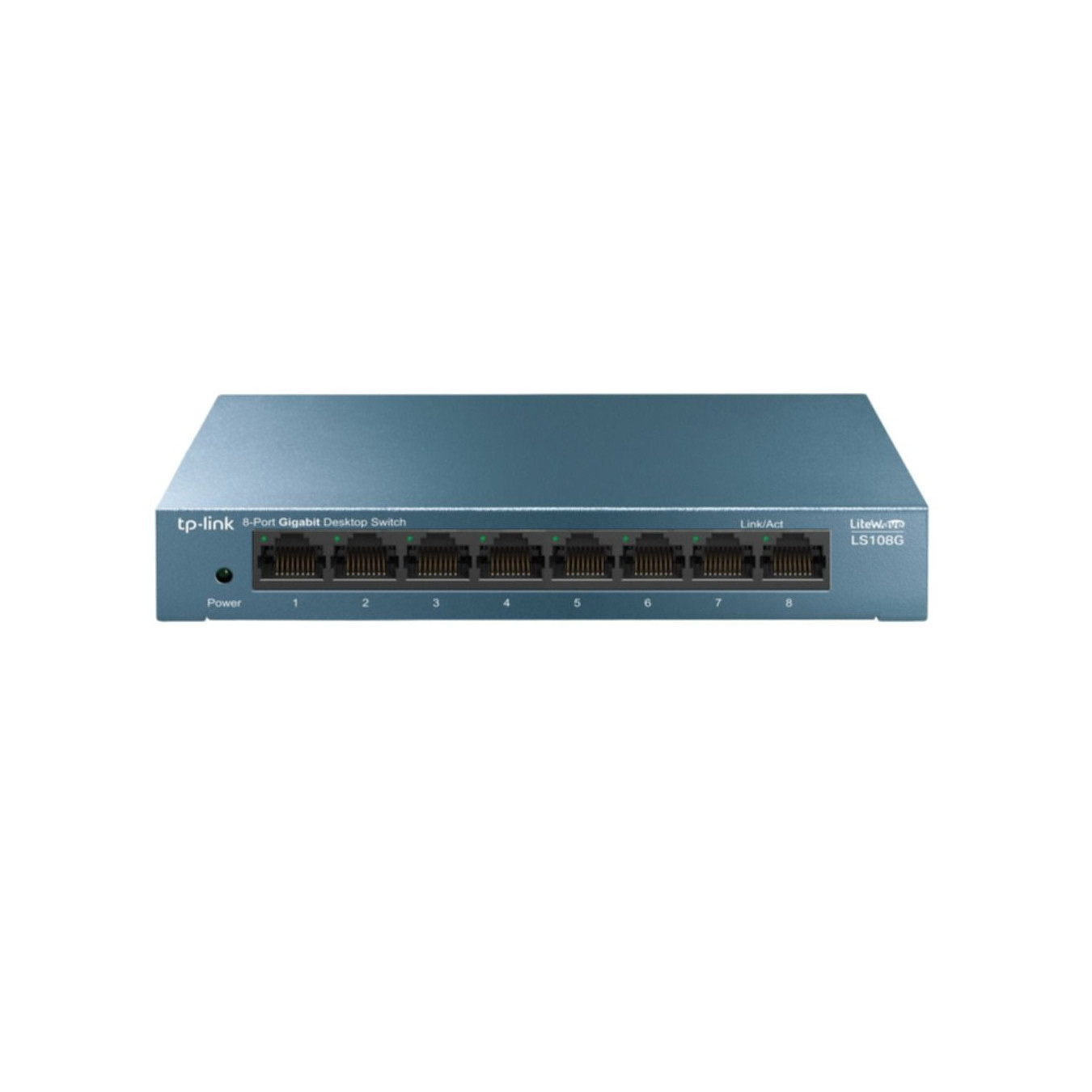 TP-Link LiteWave 8-Port Gigabit Switch - LS108G - Unmanaged, Metal Case (10/100/1000 Mbps) — Buy in Cyprus with Fast Delivery