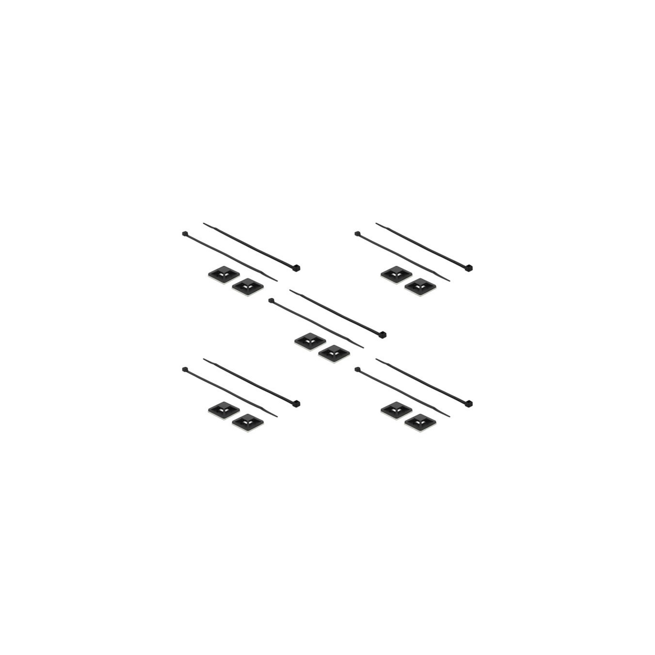 Mounting base 30 x 30mm with cable tie L 200 x W 4.8mm — Buy in Cyprus with Fast Delivery