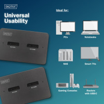 Dual M.2 NVM SSD Docking Station, Dockingstation — Buy in Cyprus with Fast Delivery