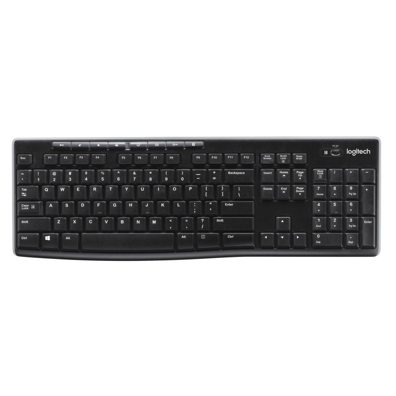 Buy Logitech K270 Wireless Keyboard - 920-003052 - Black, German QWERTZ, 2.4 GHz... in Cyprus, Nicosia, Limassol, Larnaka, Pafos