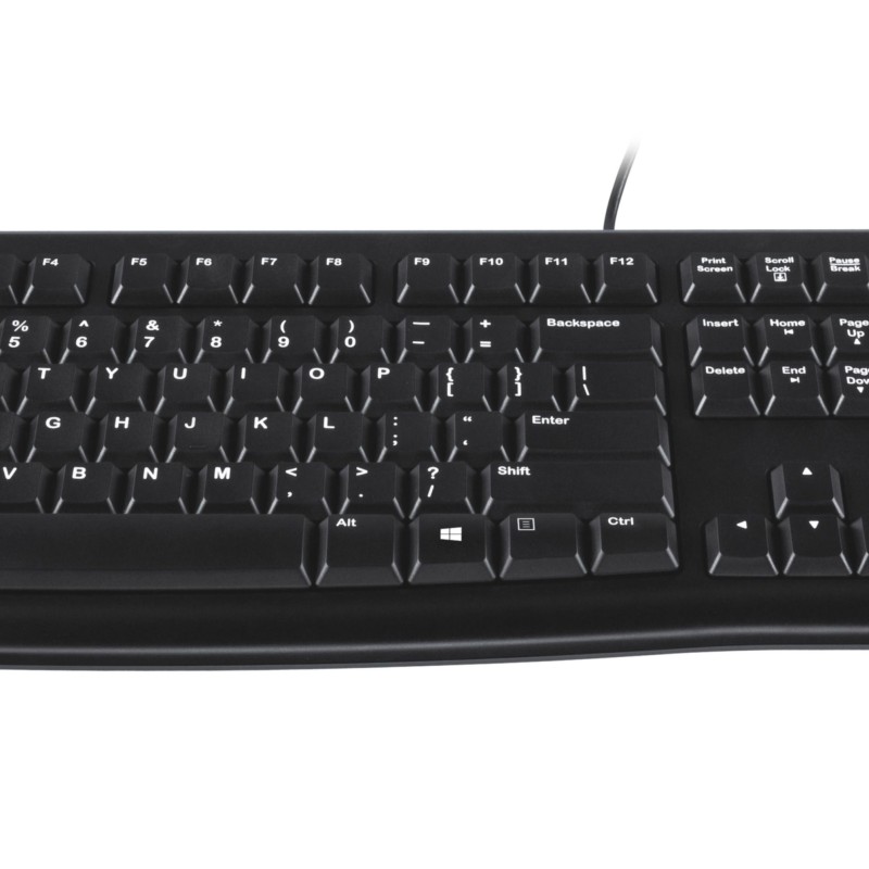 Buy Logitech K120 Keyboard - 920-002479 - Wired USB Full-Size Black, US Internat... in Cyprus, Nicosia, Limassol, Larnaka, Pafos
