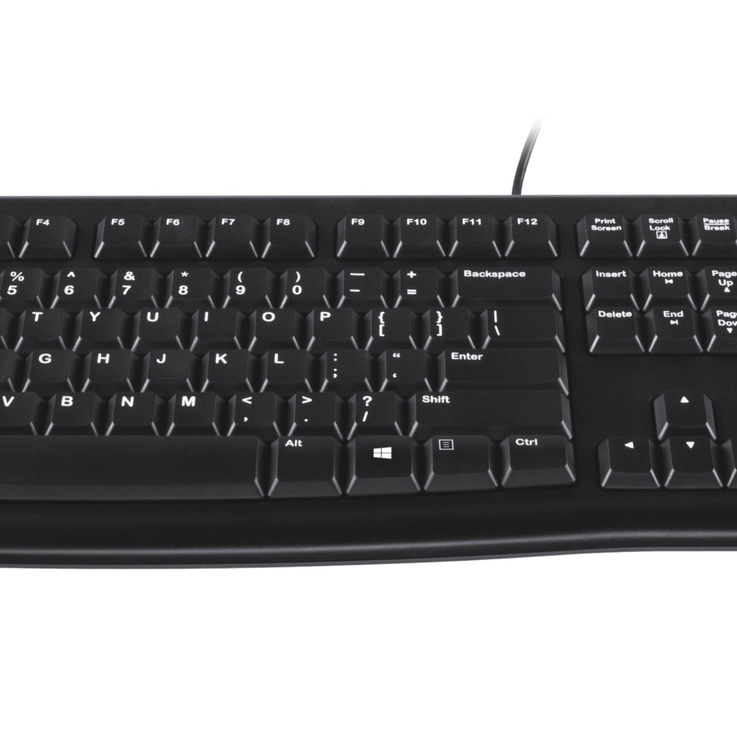 Logitech K120 Keyboard - 920-002479 - Wired USB Full-Size Black, US International (Boxed) — Buy in Cyprus with Fast Delivery