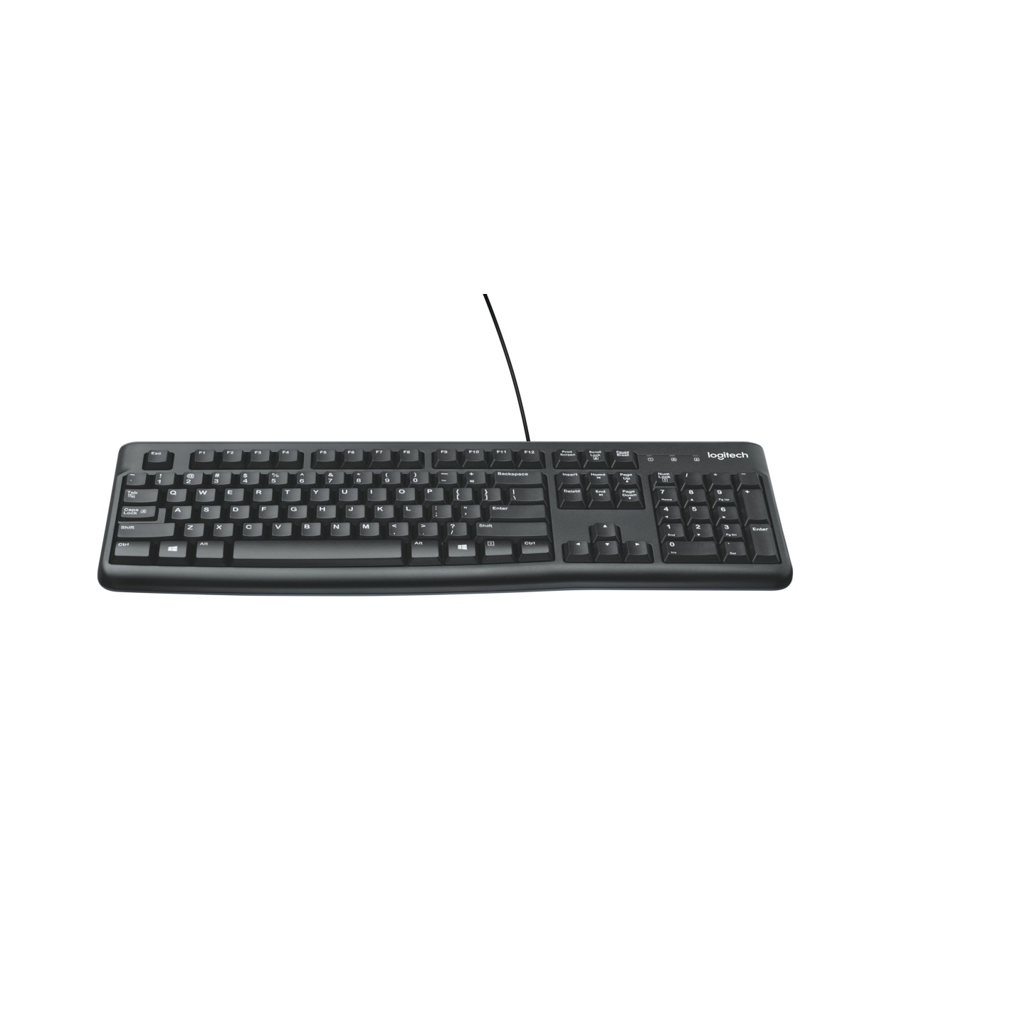 Logitech K120 Keyboard - 920-002479 - Wired USB Full-Size Black, US International (Boxed) — Buy in Cyprus with Fast Delivery