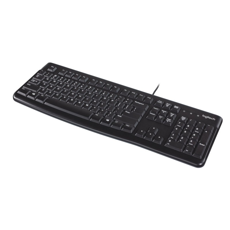 Buy Logitech K120 Keyboard - 920-002479 - Wired USB Full-Size Black, US Internat... in Cyprus, Nicosia, Limassol, Larnaka, Pafos