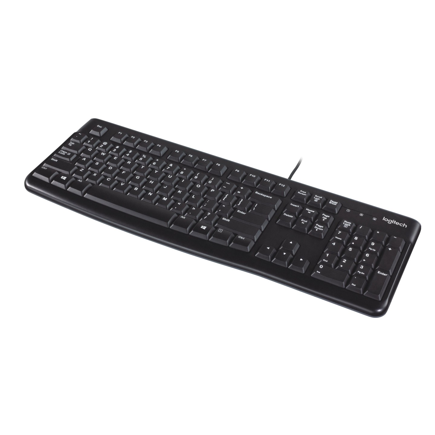 Logitech K120 Keyboard - 920-002479 - Wired USB Full-Size Black, US International (Boxed) — Buy in Cyprus with Fast Delivery