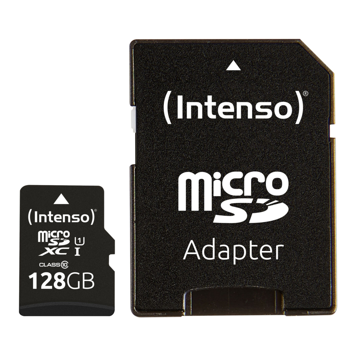 Intenso microSDHC 128GB Performance - Model 3424491 - Black, Class 10 UHS-I (U1) with SD Adapter