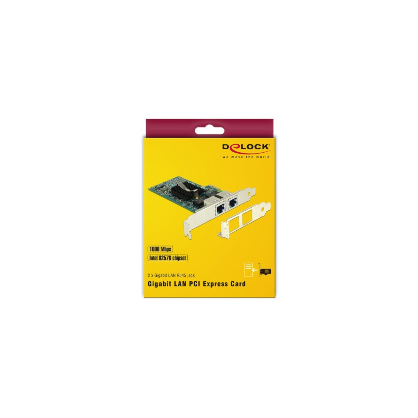 PCIe to 2 x Gigabit LAN, LAN-Adapter — Buy in Cyprus with Fast Delivery