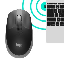 Buy Logitech M190 Wireless Mouse - 910-005906 - Ambidextrous Gray, 1000 DPI, 3-B... in Cyprus, Nicosia, Limassol, Larnaka, Pafos