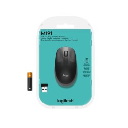 Logitech M190 Wireless Mouse - 910-005906 - Ambidextrous Gray 1000 DPI (Boxed) — Buy in Cyprus with Fast Delivery