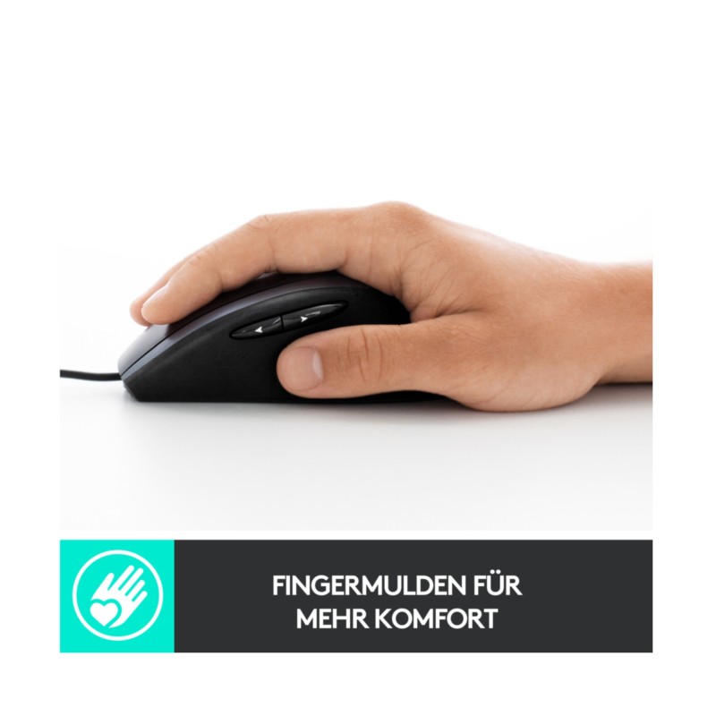 Buy Logitech M500s Advanced Corded Mouse - 910-005784 - Black, Wired USB, 4000 D... in Cyprus, Nicosia, Limassol, Larnaka, Pafos
