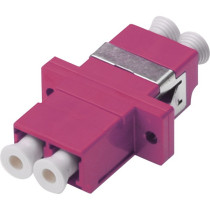 Fiber optic coupling, duplex, LC to LC socket, multimode OM4 — Buy in Cyprus with Fast Delivery