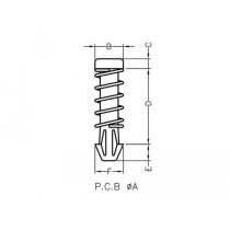 Snap rivet for heat sink, fastening mounting — Buy in Cyprus with Fast Delivery