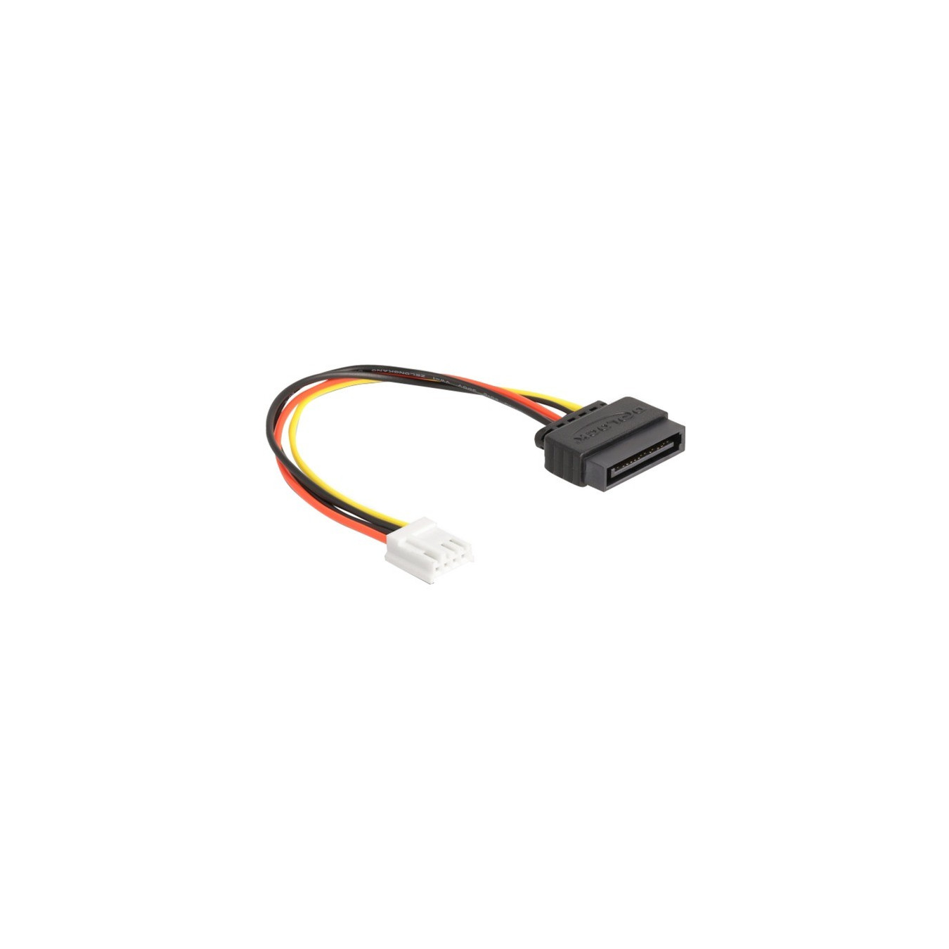 Power adapter cable SATA 15 pin male to 1x floppy 4 pin female — Buy in Cyprus with Fast Delivery