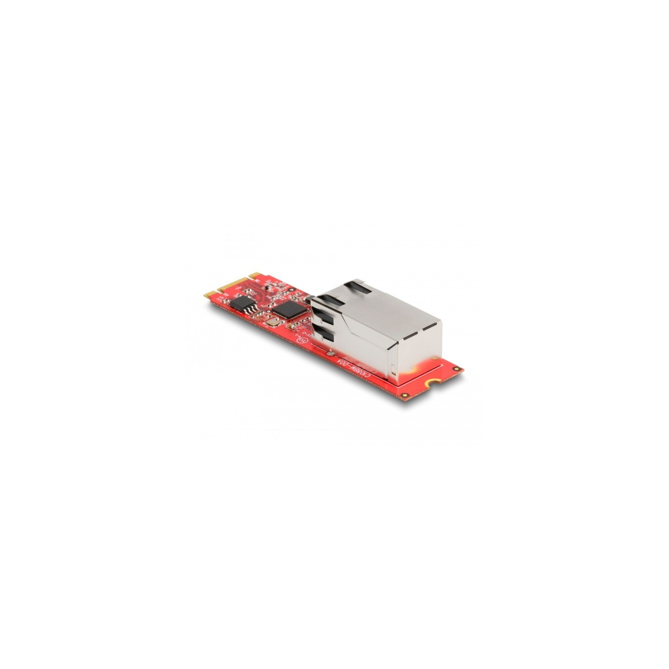 Konverter M.2 Key B+M Stecker zu 1 x RJ45 2,5 Gigabit LAN Port horizontal, LAN-Adapter — Buy in Cyprus with Fast Delivery