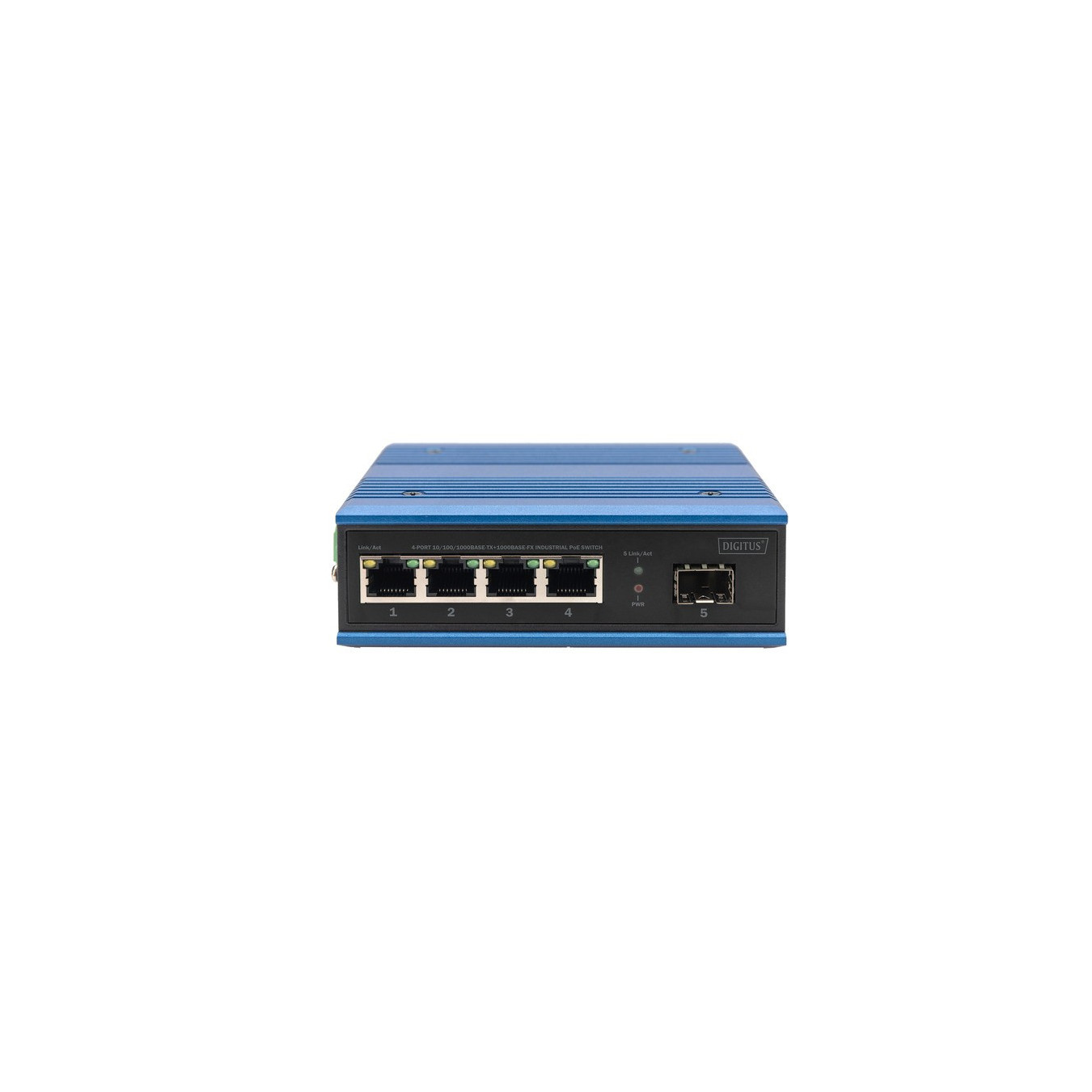4P Gigabit PoE Switch Ind. Unmanaged 1xSFP — Buy in Cyprus with Fast Delivery