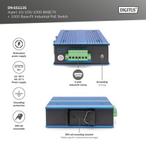 4P Gigabit PoE Switch Ind. Unmanaged 1xSFP — Buy in Cyprus with Fast Delivery
