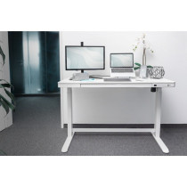 Electrically height-adjustable desk with USB charging station and drawer DA-90406 — Buy in Cyprus with Fast Delivery