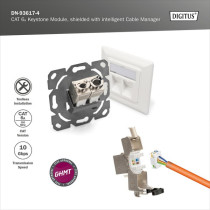Cat.6a Keystone-Modul, geschirmt — Buy in Cyprus with Fast Delivery