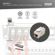 Cat.6a Keystone-Modul, geschirmt — Buy in Cyprus with Fast Delivery