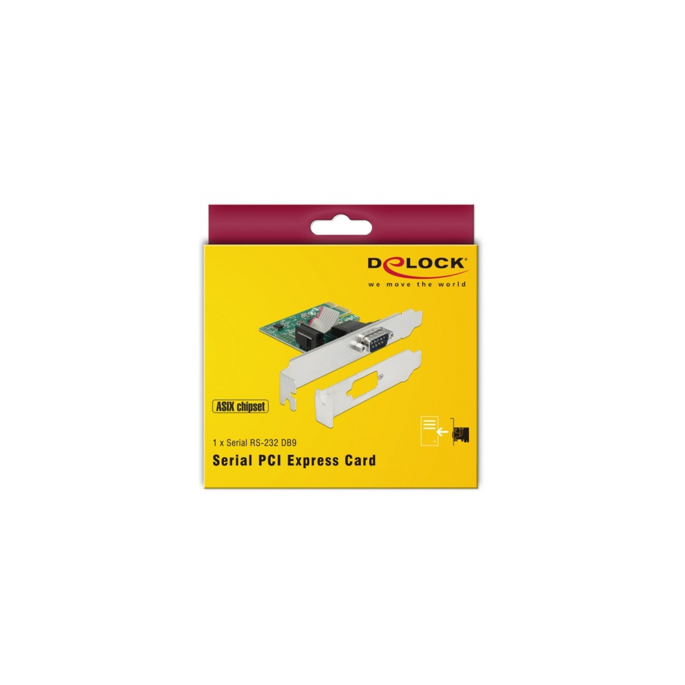 PCIe to 1 x Seriell RS-232, Adapter — Buy in Cyprus with Fast Delivery